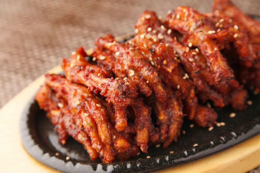 Korean Spicy Chicken Feet (Dakbal)