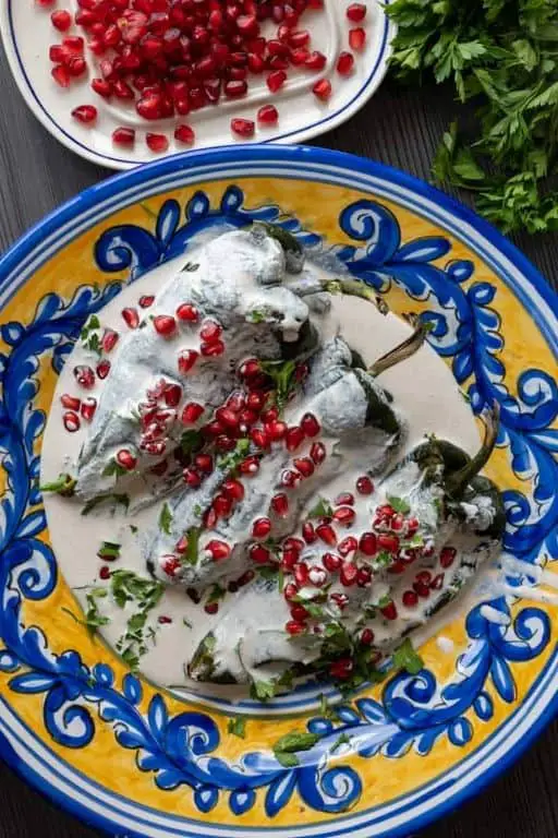 Labneh Stuffed Peppers with Pomegranate