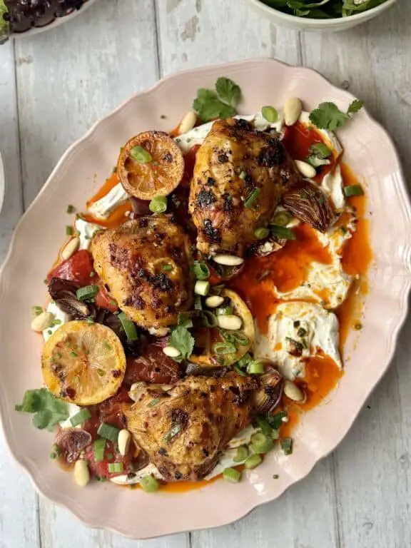 Labneh and Honey Glazed Chicken