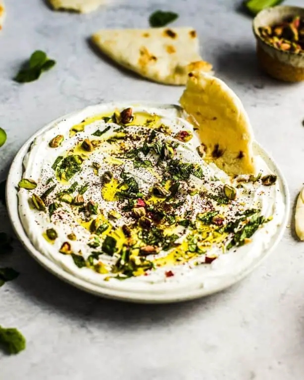 Labneh and Mint Yogurt Sauce
