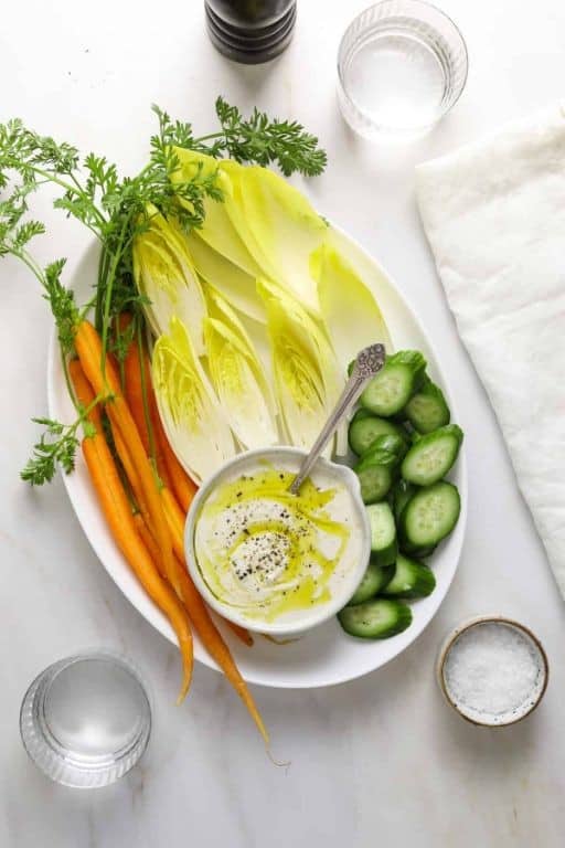 Labneh and Tahini Swirl Dip