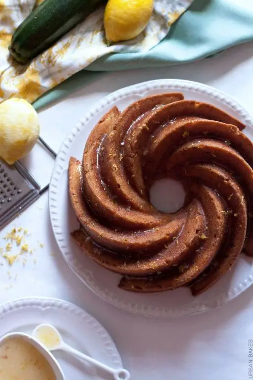 Large Zucchini and Lemon Pound Cake