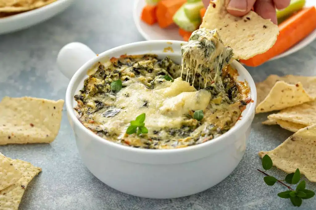 Laughing Cow Cheese Spinach Artichoke Dip