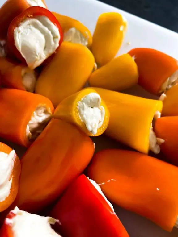 Laughing Cow Cheese Stuffed Bell Peppers