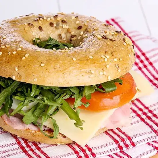 Laughing Cow Cheese and Smoked Salmon Bagel