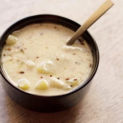 Lauki Ki Kadhi with Coconut Milk