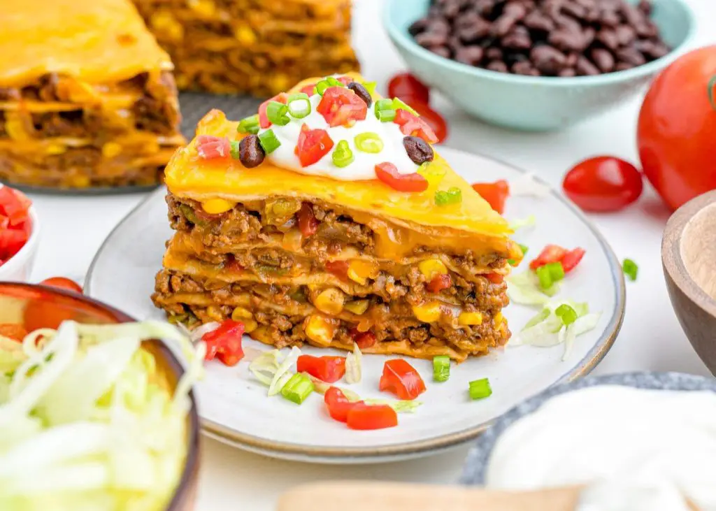 Layered Mexican Taco Pie