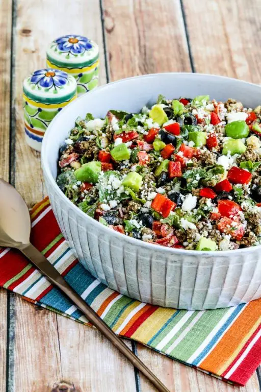 Lean Ground Beef and Kale Salad