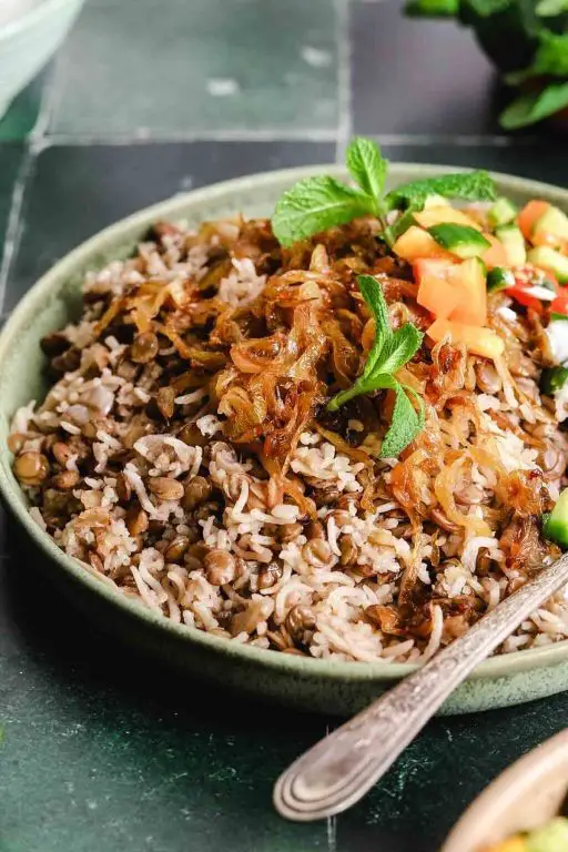 Lebanese Chicken and Rice (Mujadara)
