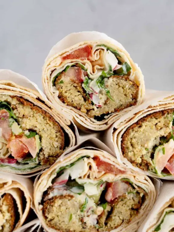 Lebanese Falafel Wrap