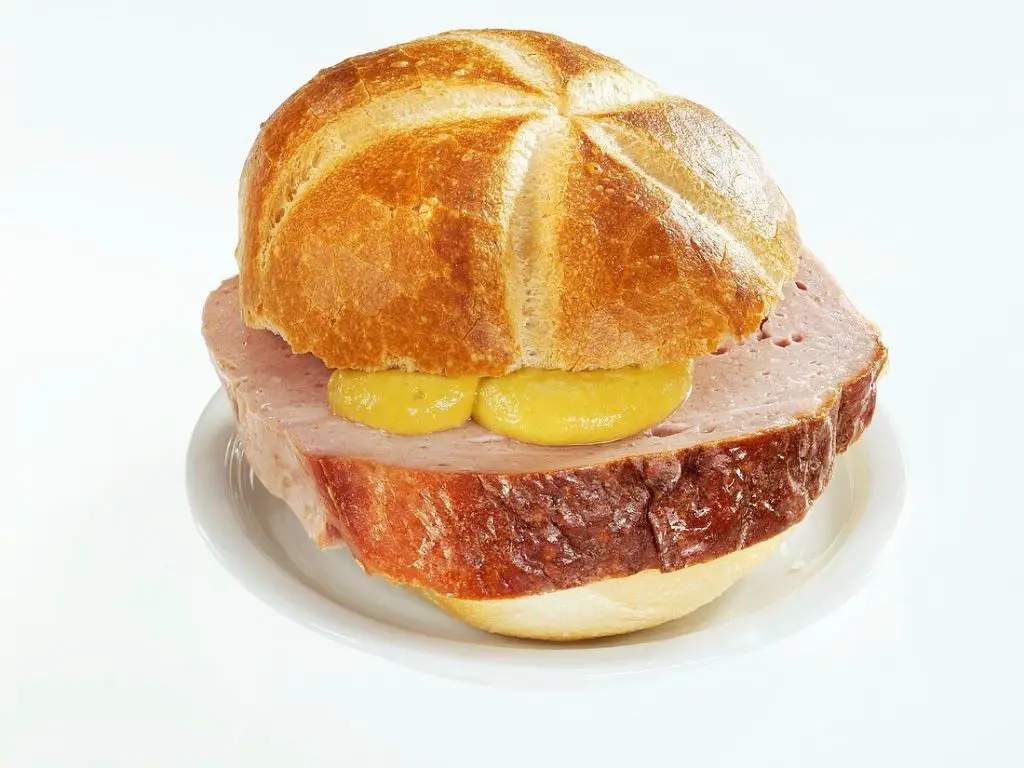Leberkäse with Mustard