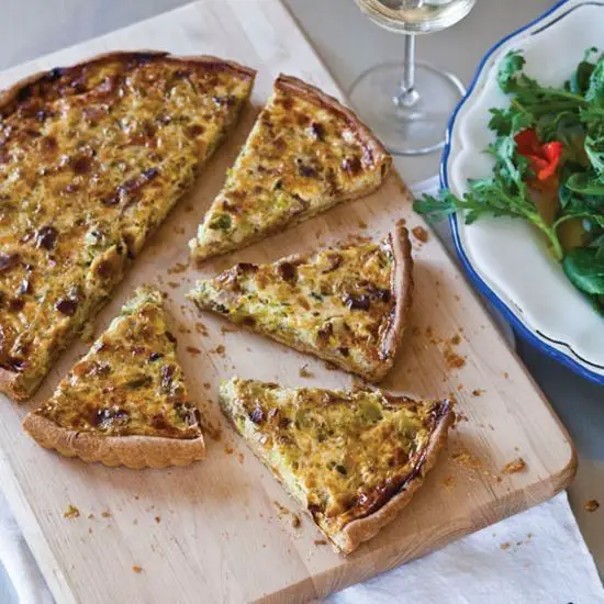 Leek and Bacon Quiche