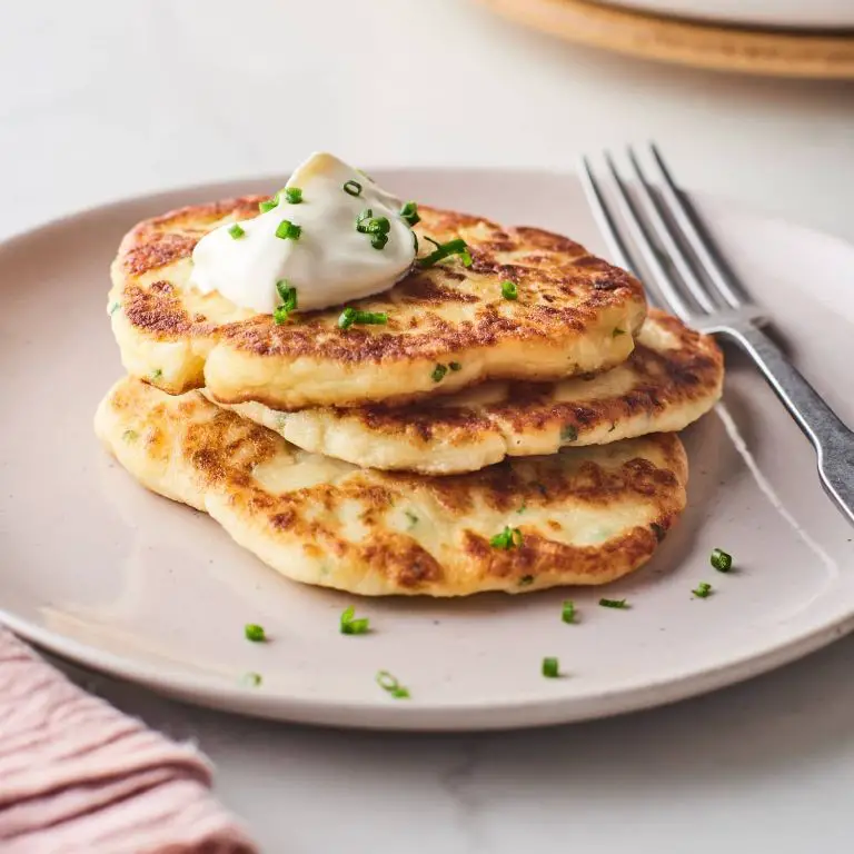 Leftover Mashed Potato Pancakes