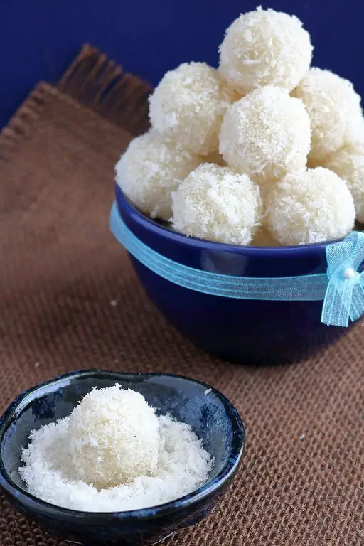 Leftover Rice and Coconut Ladoo