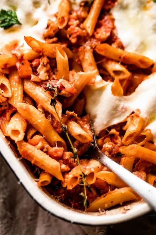 Leftover Turkey Penne alla Vodka