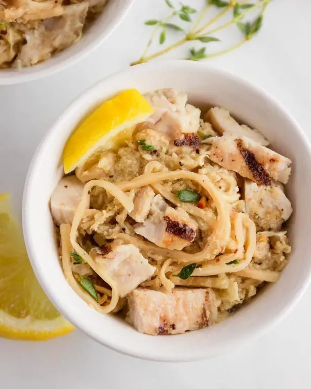 Lemon Butter Hearts of Palm Pasta