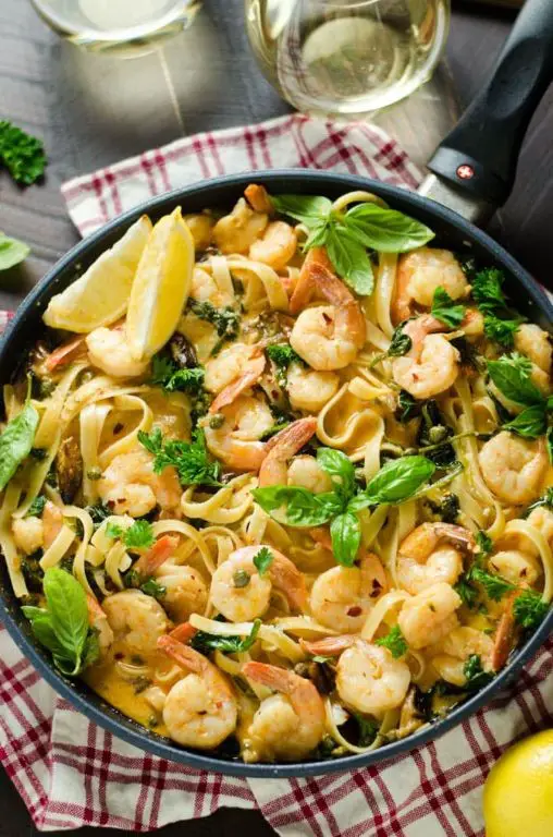 Lemon Butter Shrimp Rana Pasta
