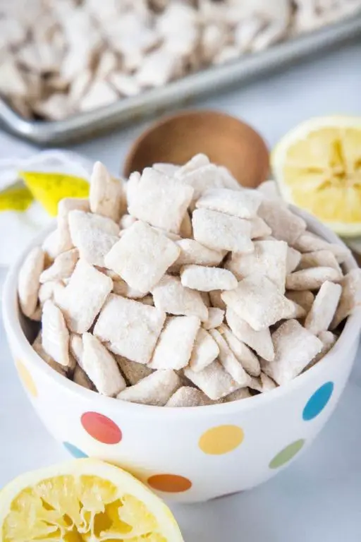 Lemon Cheesecake Muddy Buddies