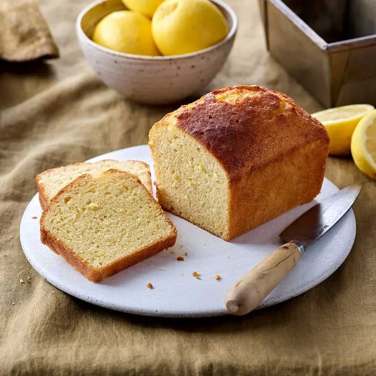 Lemon Coconut Flour Pound Cake