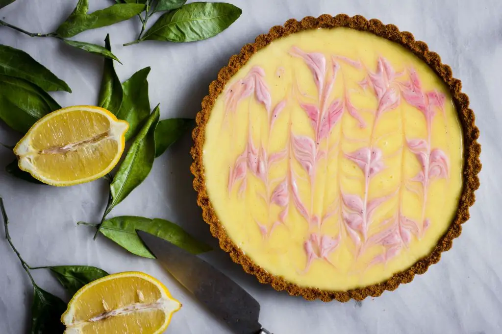 Lemon Creme Fraiche Tart