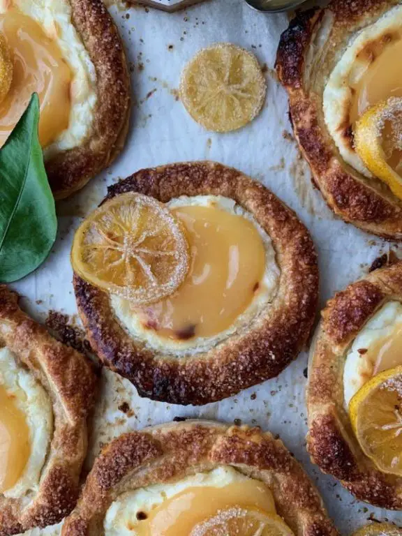 Lemon Curd Danish Pastries