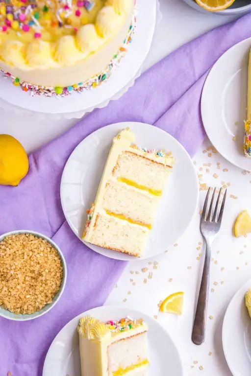 Lemon Curd Layer Cake