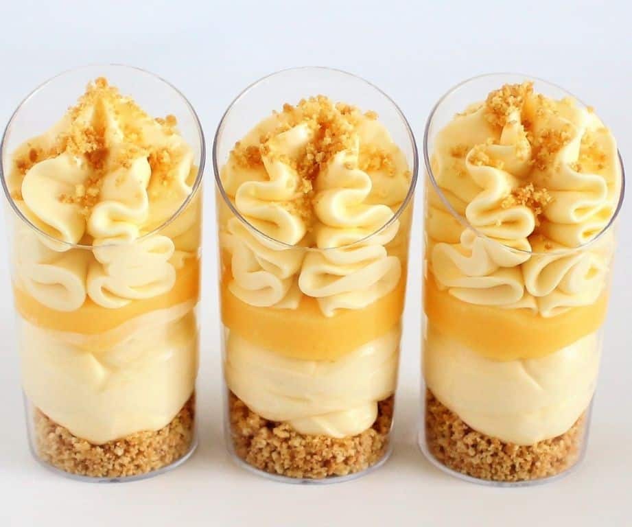 Lemon Curd Mini Dessert Cups