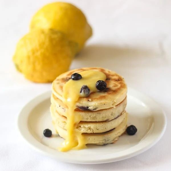 Lemon Curd Pancakes