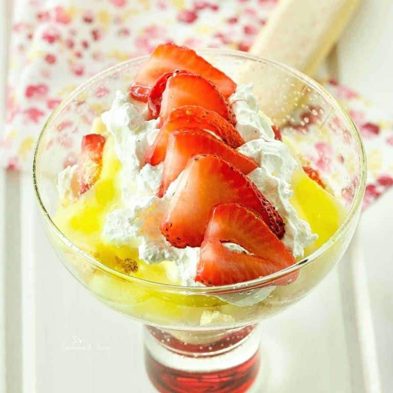 Lemon Curd Parfait with Shortbread Crumbs