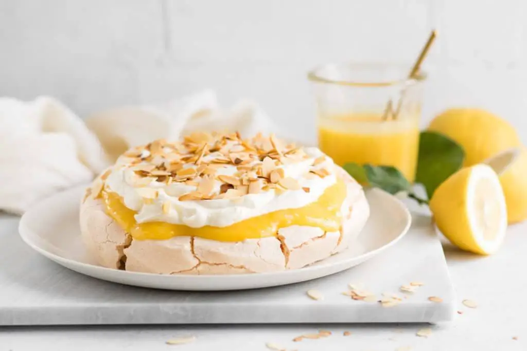 Lemon Curd Pavlova