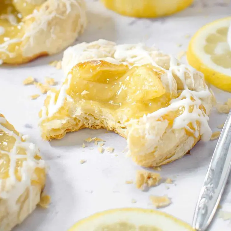 Lemon Curd Puff Pastry Danish
