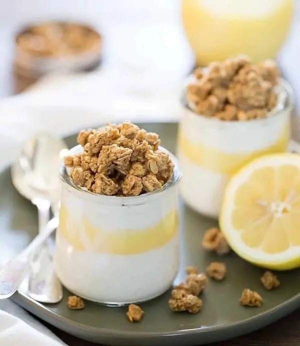 Lemon Curd Yogurt Parfait