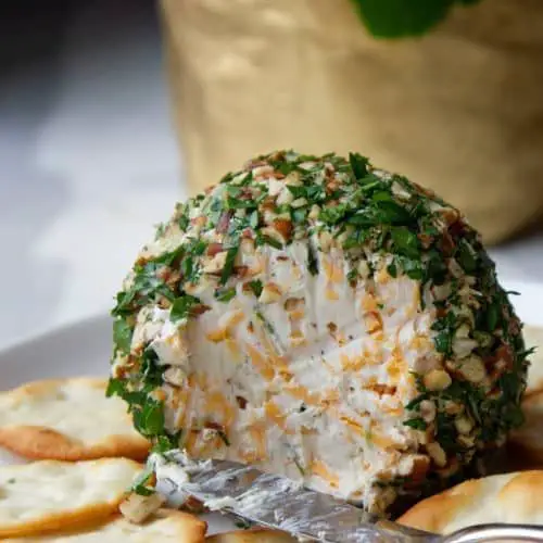 Lemon Dill Kefir Cheese Ball