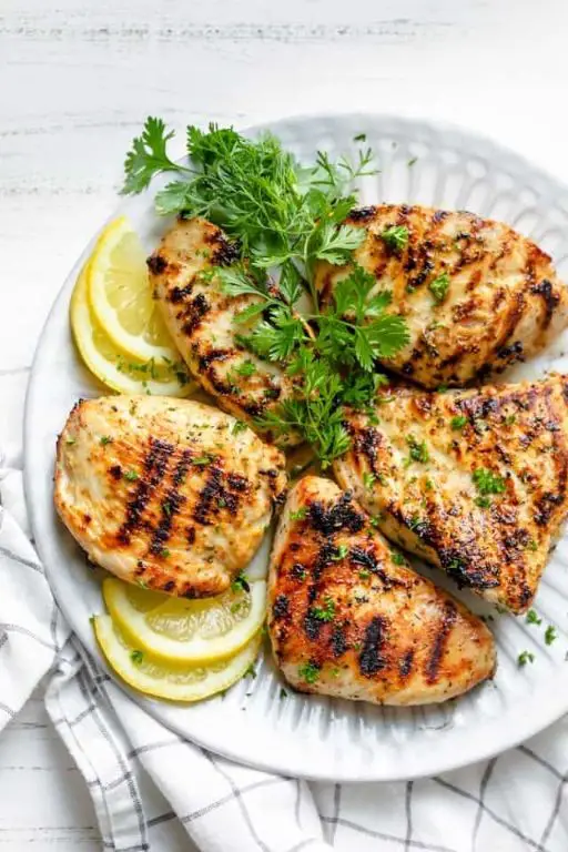 Lemon Garlic Grilled Chicken Breasts