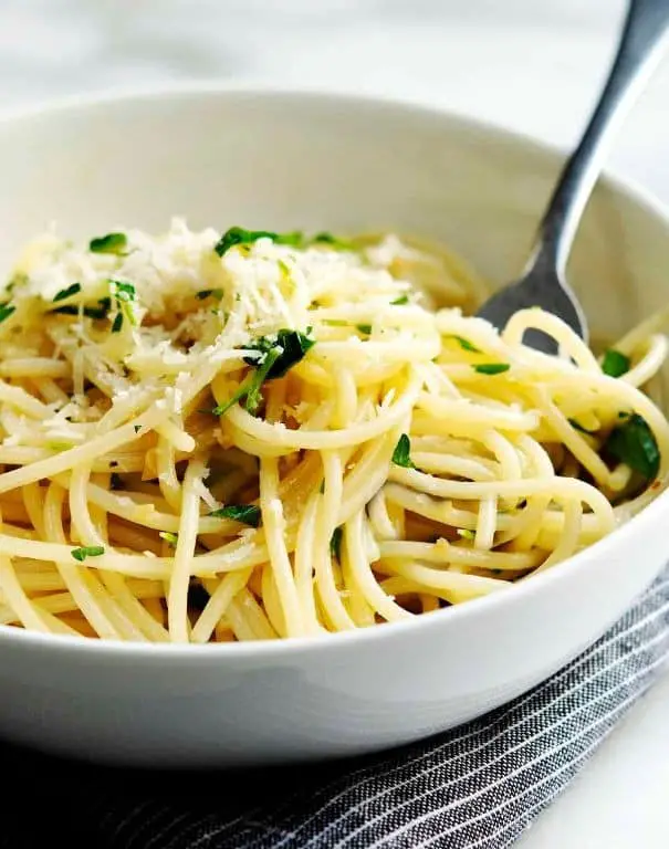 Lemon Garlic Pasta with Kitchen Aid