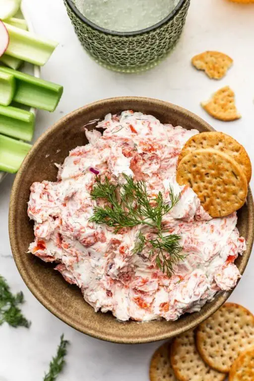 Lemon Garlic Smoked Salmon Spread