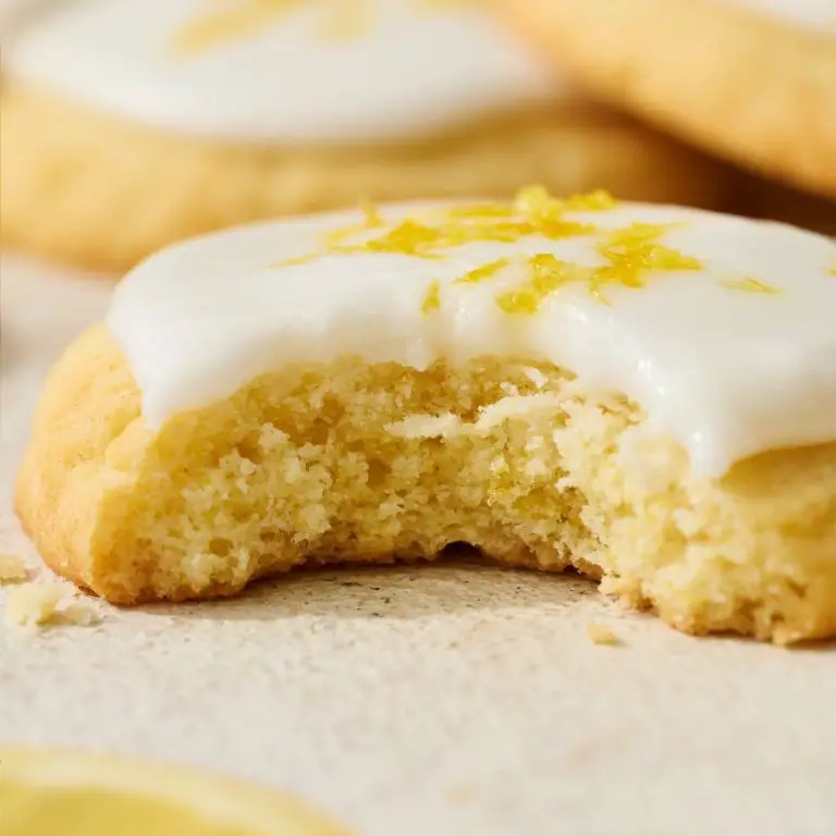 Lemon Glazed Cookie Pizza