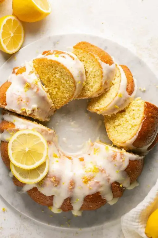 Lemon Glazed Olive Garden Bundt Cake