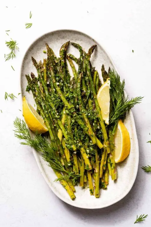 Lemon Herb Baked Asparagus