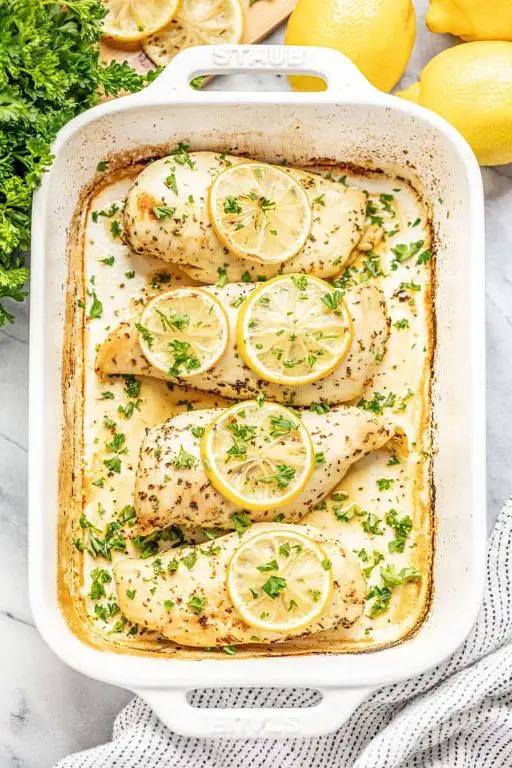 Lemon Herb Baked Chicken Breast