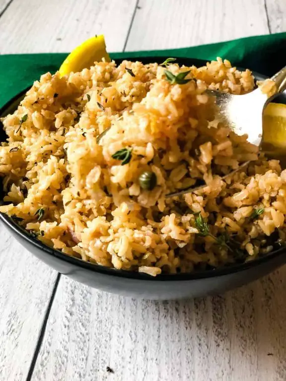 Lemon Herb Brown Rice