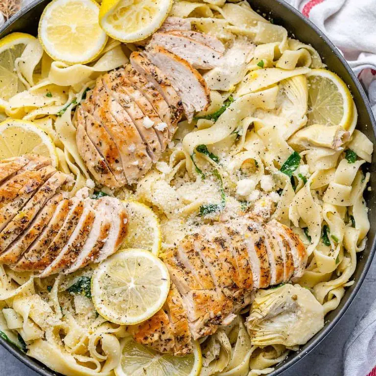 Lemon Herb Chicken Thigh Pasta