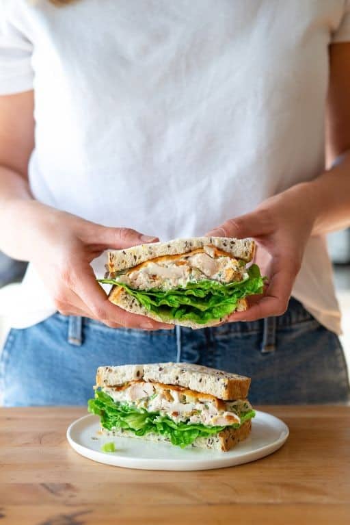 Lemon Herb Chicken Thigh Sandwich