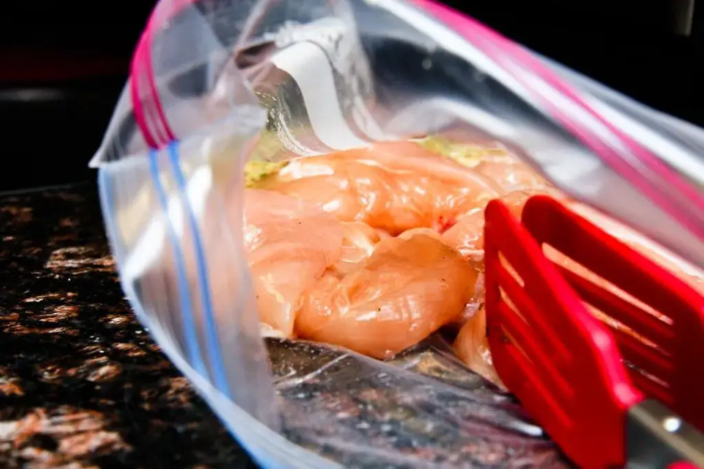 Lemon Herb Chicken Ziplock Steamer Bag