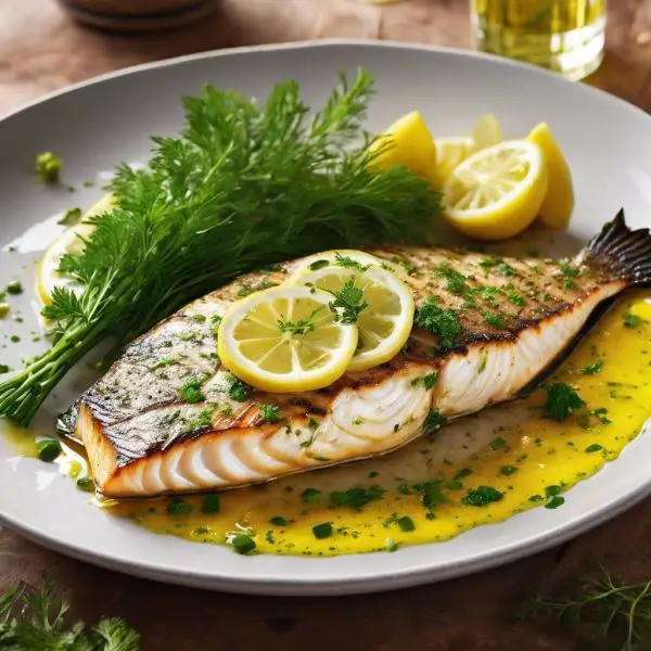 Lemon Herb Grilled Sea Bass