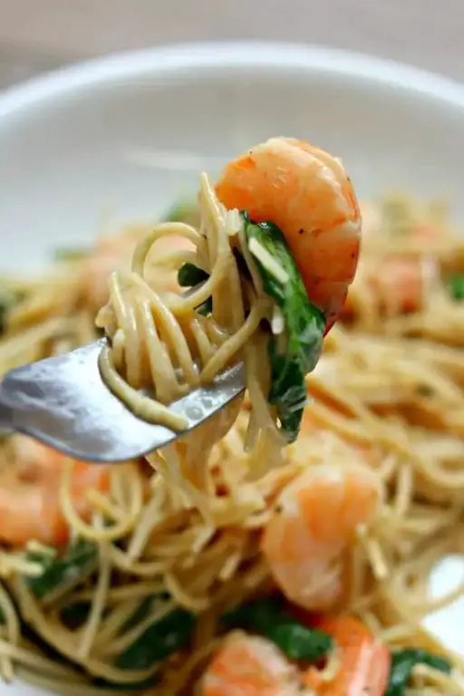 Lemon Herb Instant Pot Shrimp Pasta