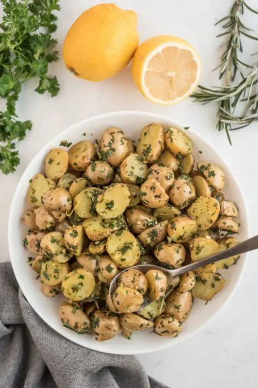 Lemon Herb Nibbles Potatoes