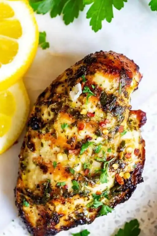 Lemon Herb Ninja Foodi Chicken Breast