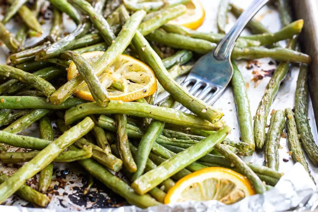 Lemon Herb Oven-Roasted Green Beans