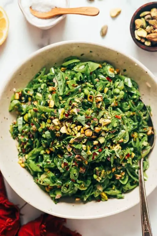 Lemon Herb Snap Pea Salad
